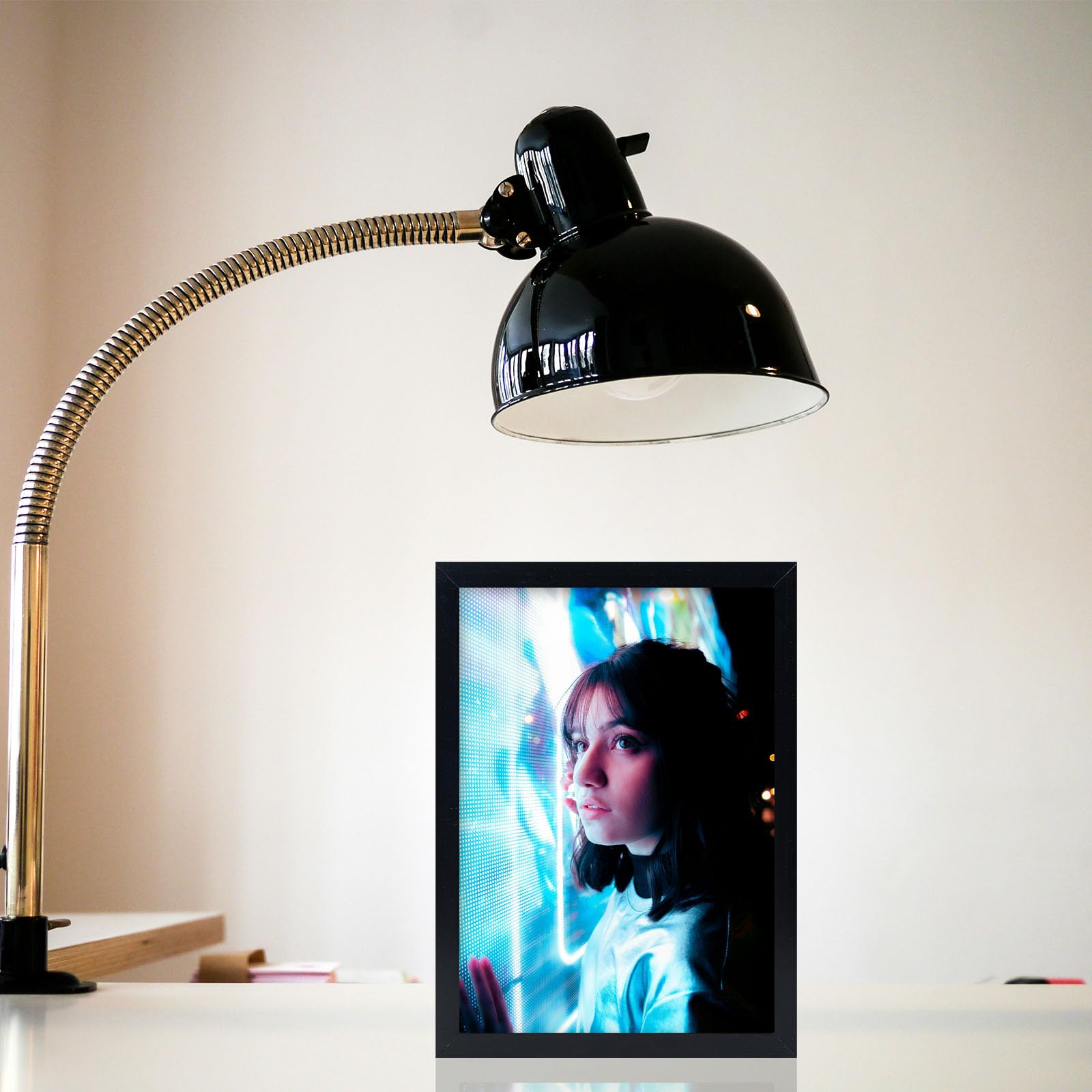 THCASITO Picture Frames 8x11 Black Photo Frames without Mat for Wall and Tabletop Decor, Set of 2